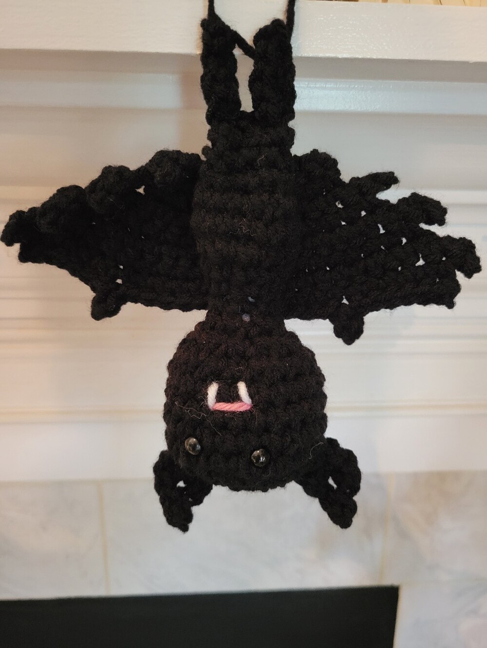 Halloween Black Bat Dangler Spooky Sweet Fun Decoration Car House Ornament